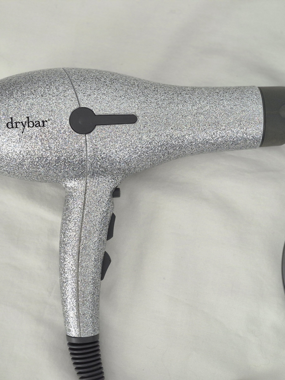 Drybar Buttercup Silver Glitter Hair Dryer 1875 Watt.